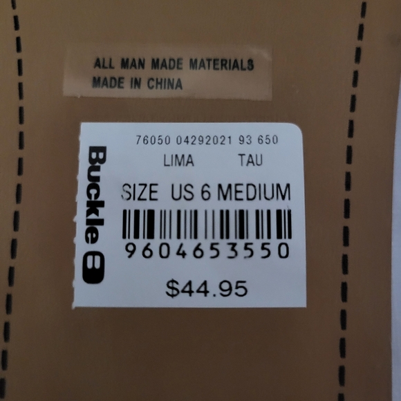 Dolce Vita DV Lima Slides Sandals from Buckle Womens Sz 6 Medium Taupe Vegan NWT - Picture 9 of 13